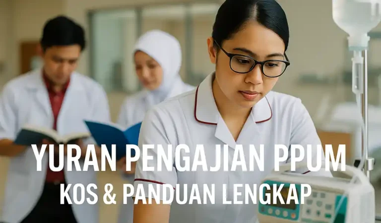Yuran Pengajian PPUM Kos, Biasiswa & Cara