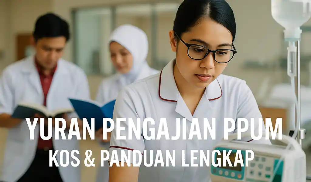 Yuran Pengajian PPUM Kos, Biasiswa & Cara