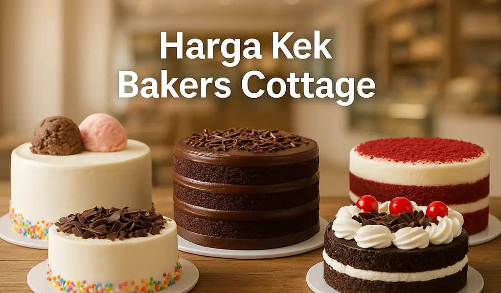 Harga Kek Bakers Cottage Saiz & Promosi