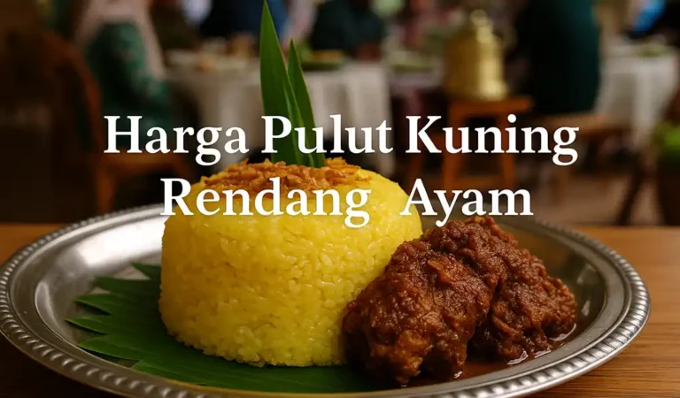 Harga Pulut Kuning Rendang Ayam