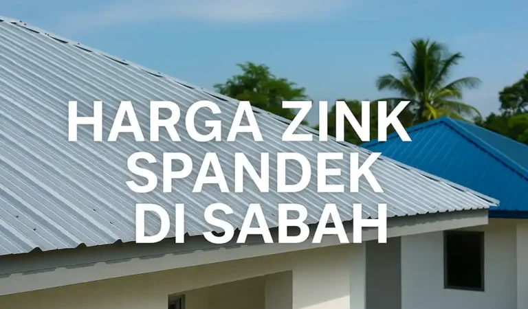 Harga Zink Spandek di Sabah Terkini