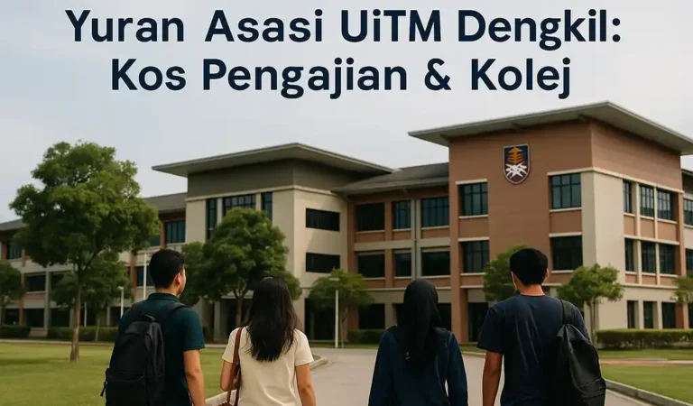 Yuran Asasi UiTM Dengkil Jumlah, Pecahan & Kos Kolej