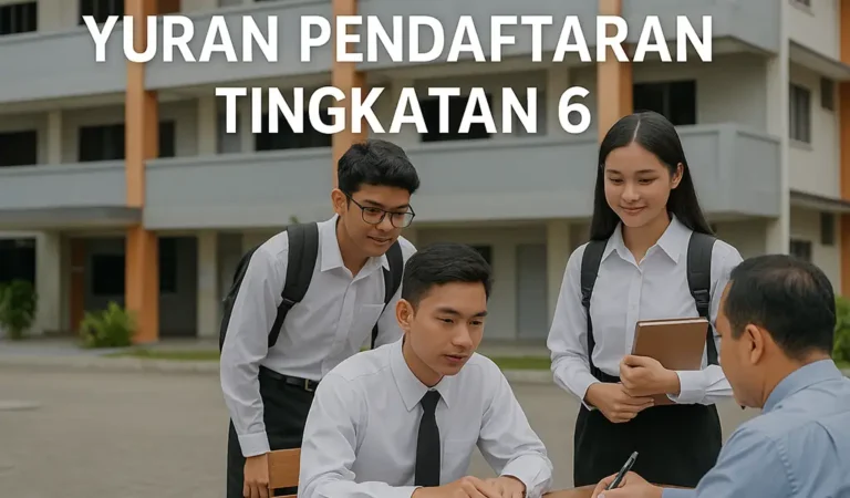 Yuran Pendaftaran Tingkatan 6 Percuma atau Perlu Bayar