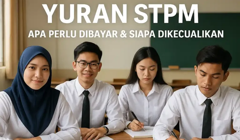 Yuran STPM Jumlah, Pengecualian & Kos Tambahan