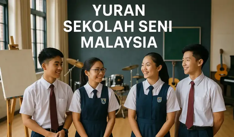 Yuran Sekolah Seni Malaysia Kos & Bayaran